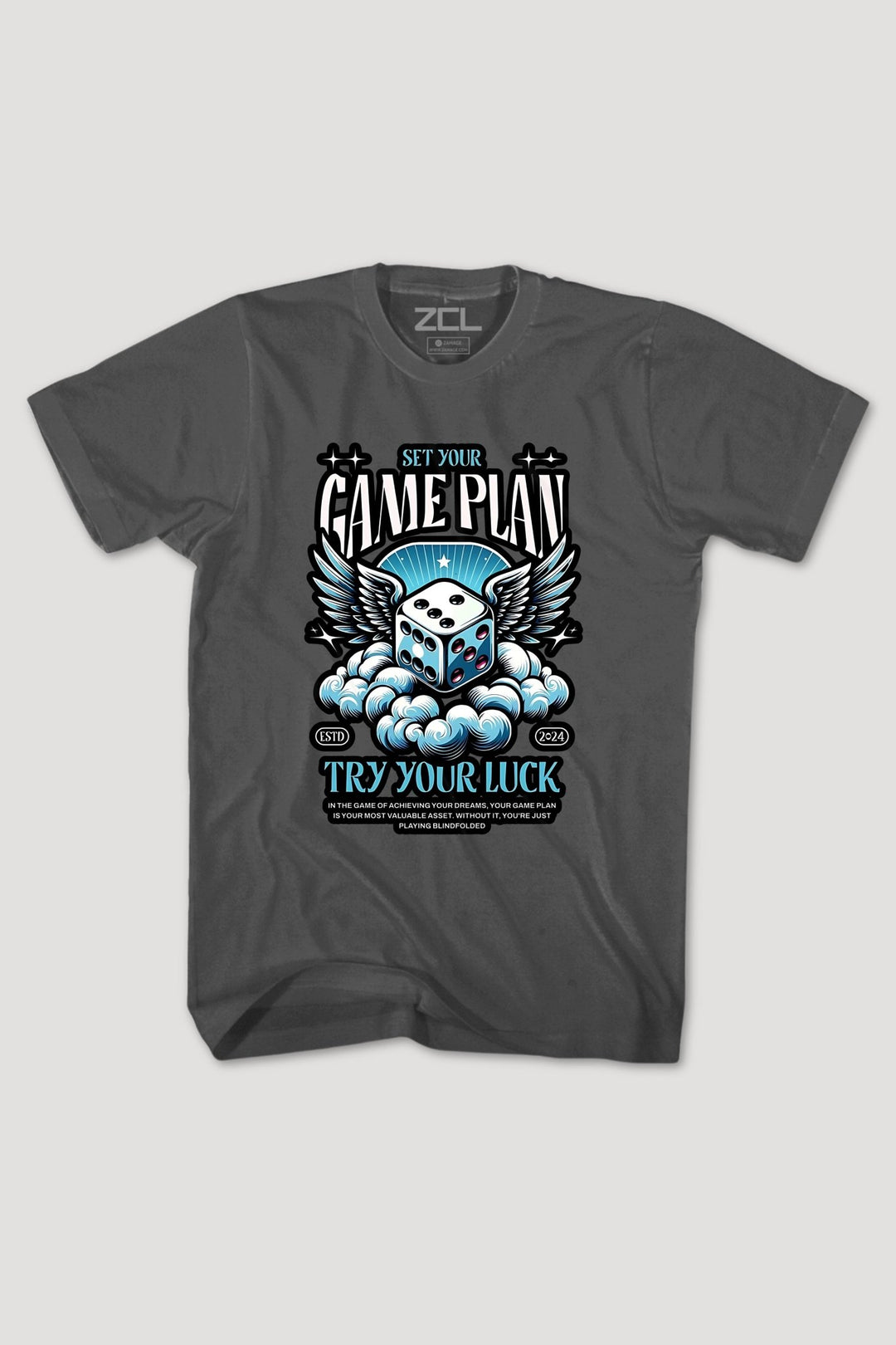 Set Your Game Plan Tee (Multi Color Logo) - Zamage