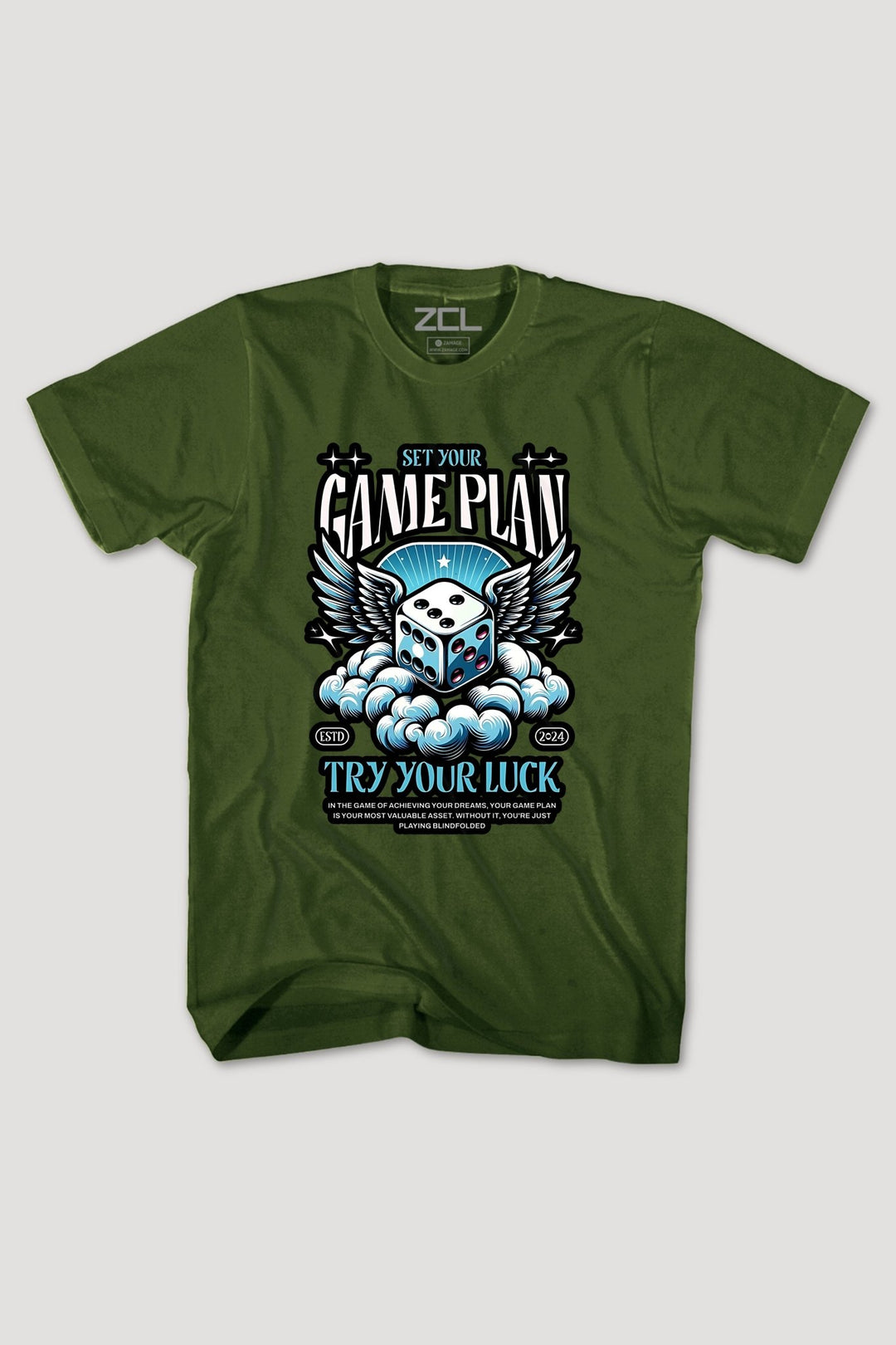 Set Your Game Plan Tee (Multi Color Logo) - Zamage
