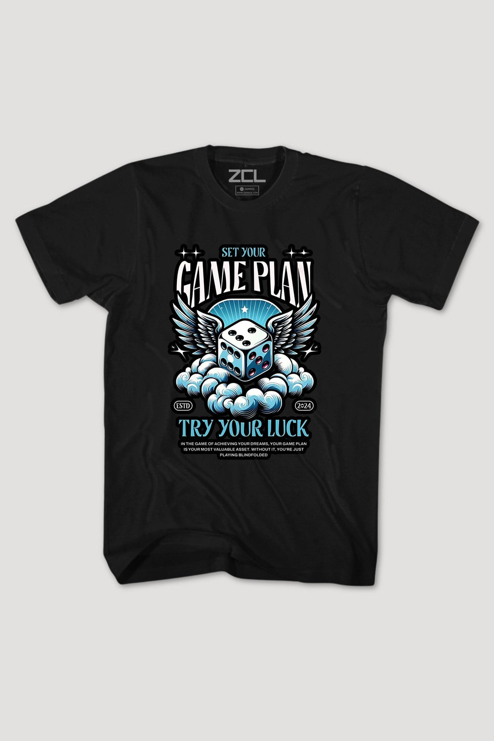 Set Your Game Plan Tee (Multi Color Logo) - Zamage