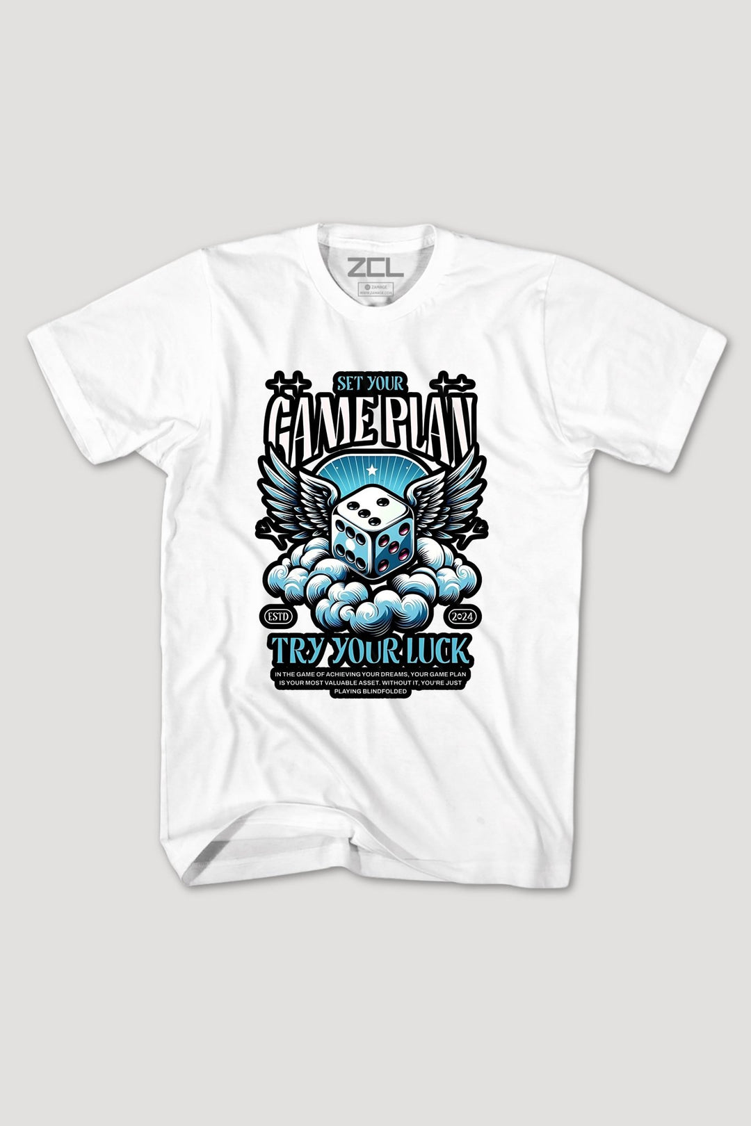 Set Your Game Plan Tee (Multi Color Logo) - Zamage