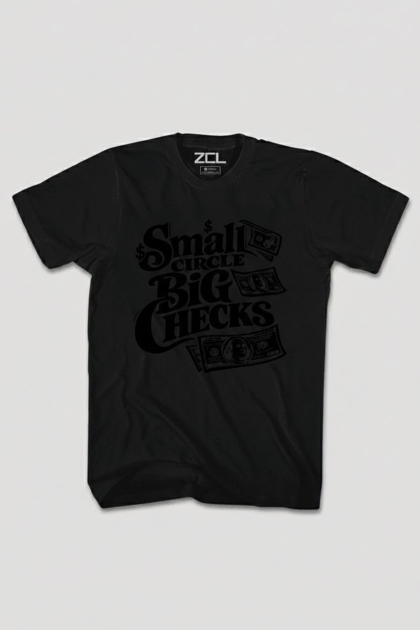 Small Circle Tee (Black Logo) - Zamage