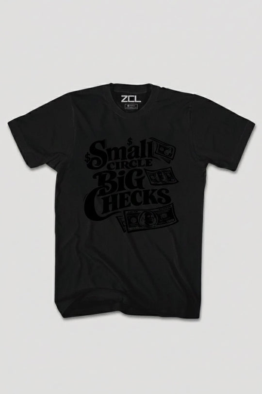 Small Circle Tee (Black Logo) - Zamage