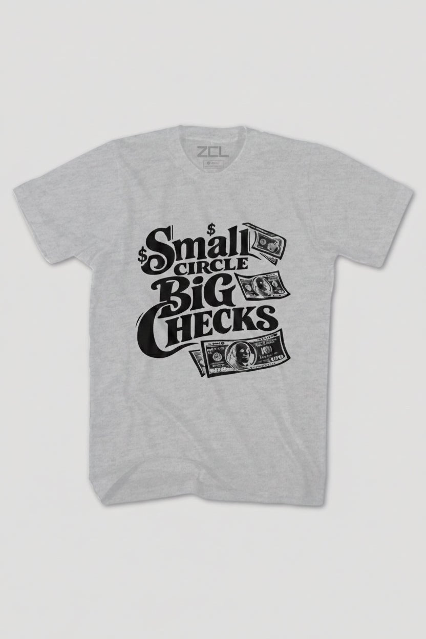 Small Circle Tee (Black Logo) - Zamage