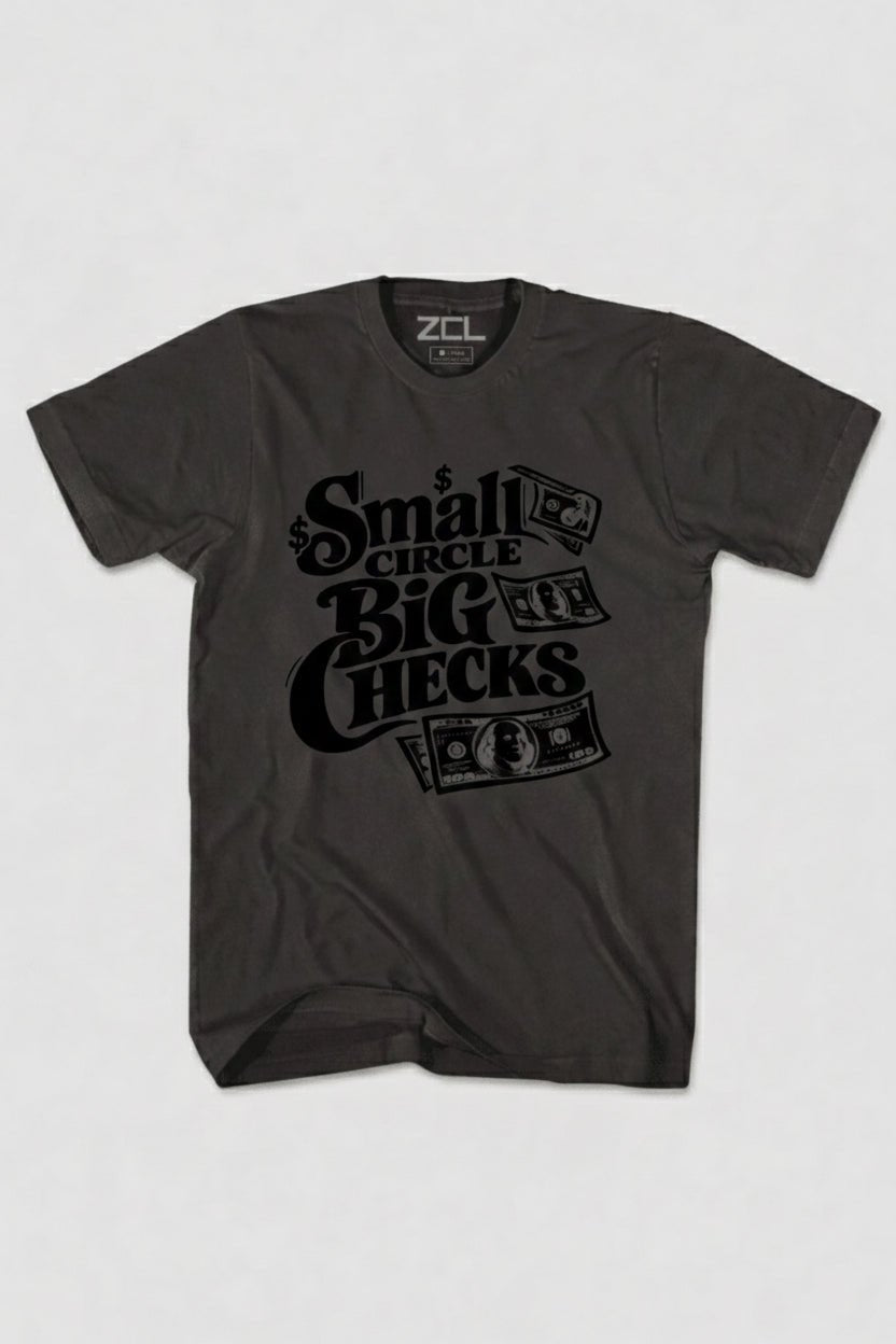 Small Circle Tee (Black Logo) - Zamage