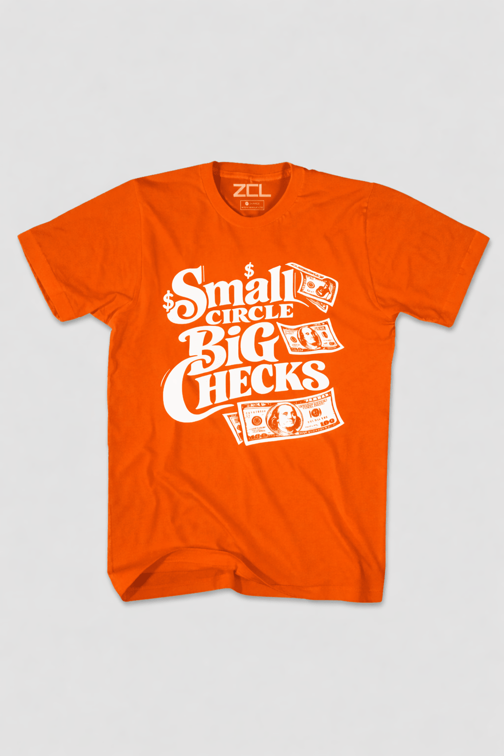 Small Circle Tee (White Logo) - Zamage