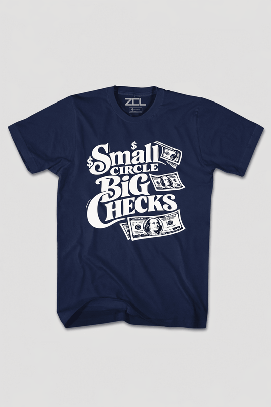 Small Circle Tee (White Logo) - Zamage