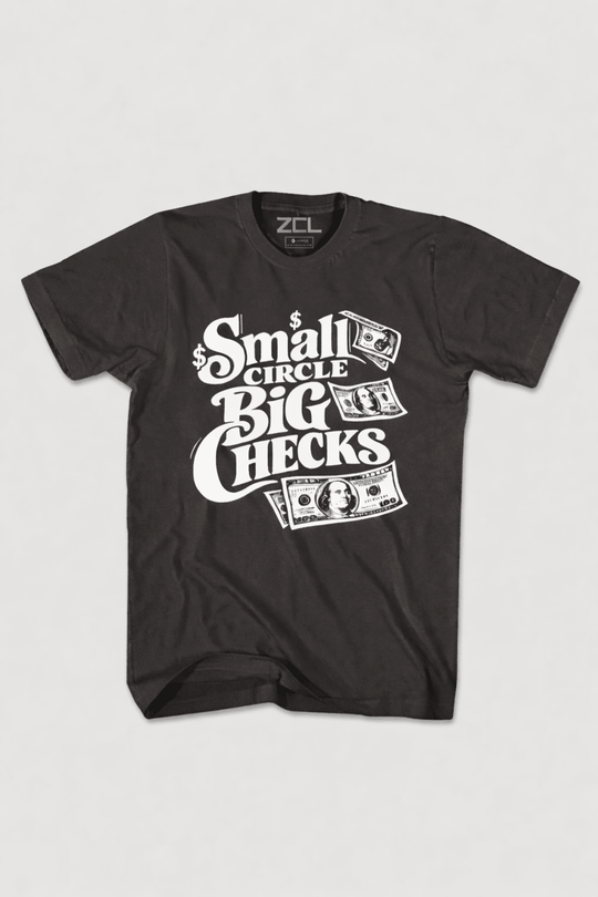 Small Circle Tee (White Logo) - Zamage