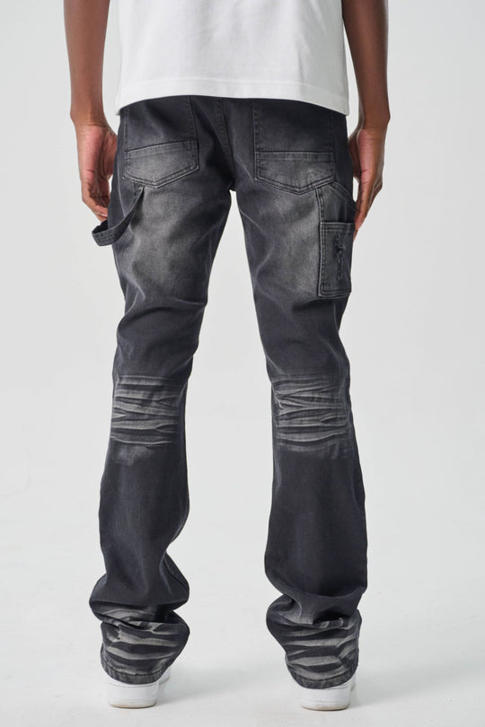 Carpenter Stacked Denim (Black Ash) (S4434)