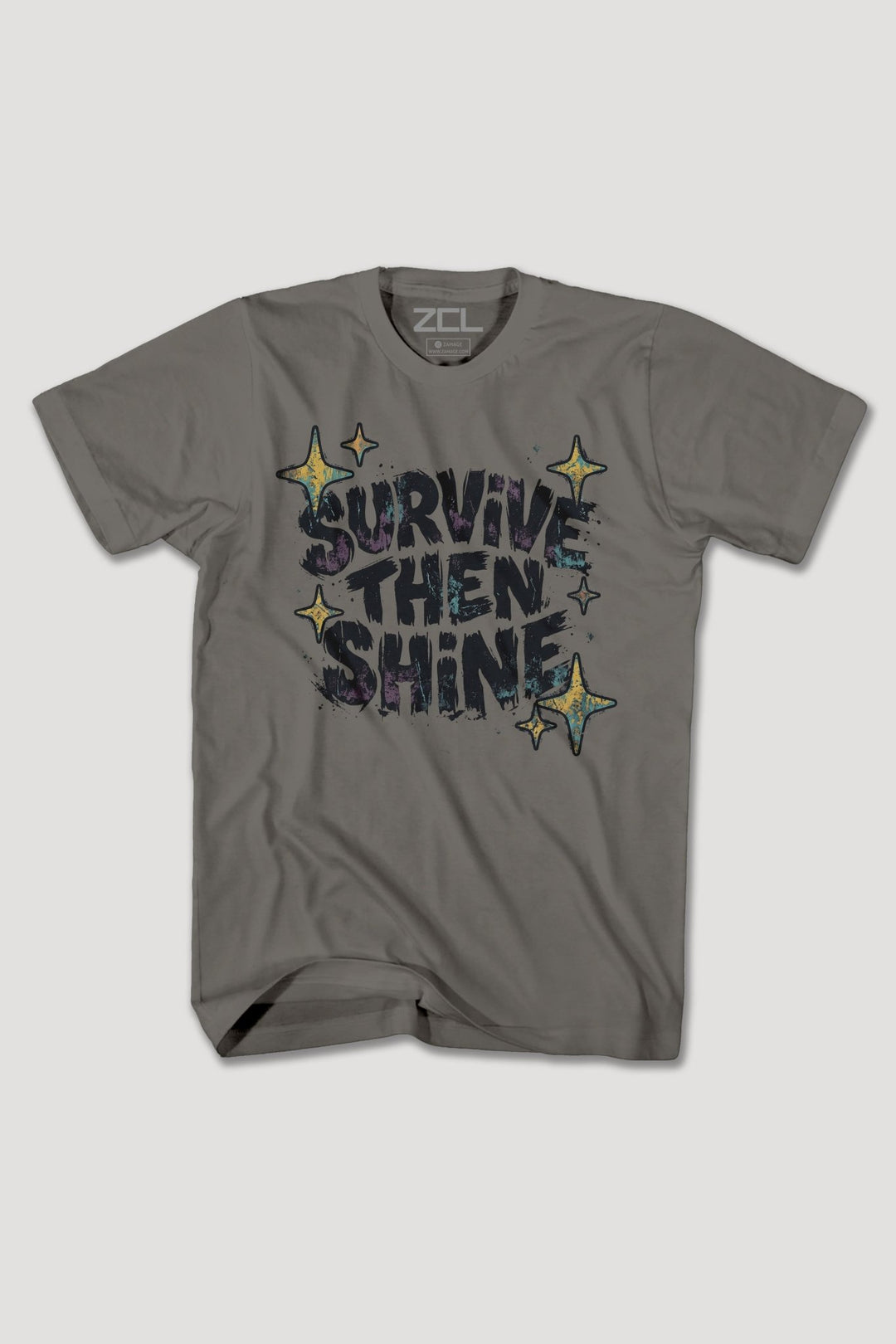 SRUVIVE THEN SHINE TEE - Zamage