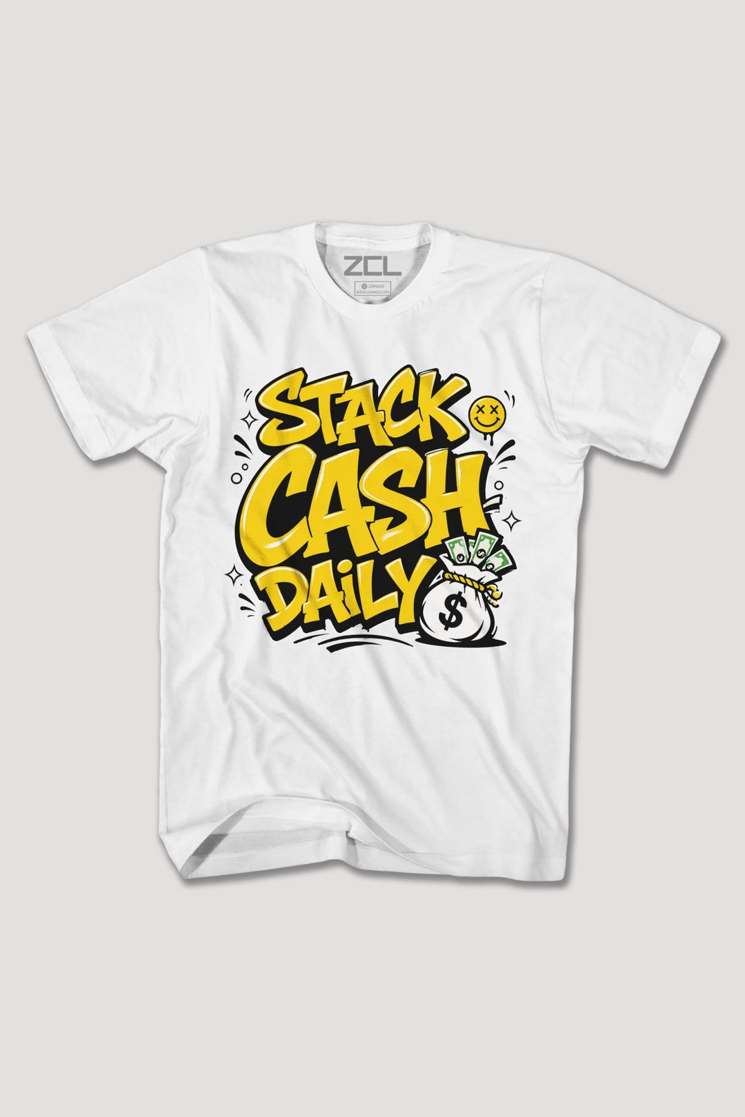 STACK CASH DAILY TEE - Zamage