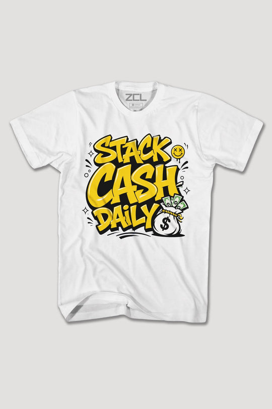 STACK CASH DAILY TEE - Zamage