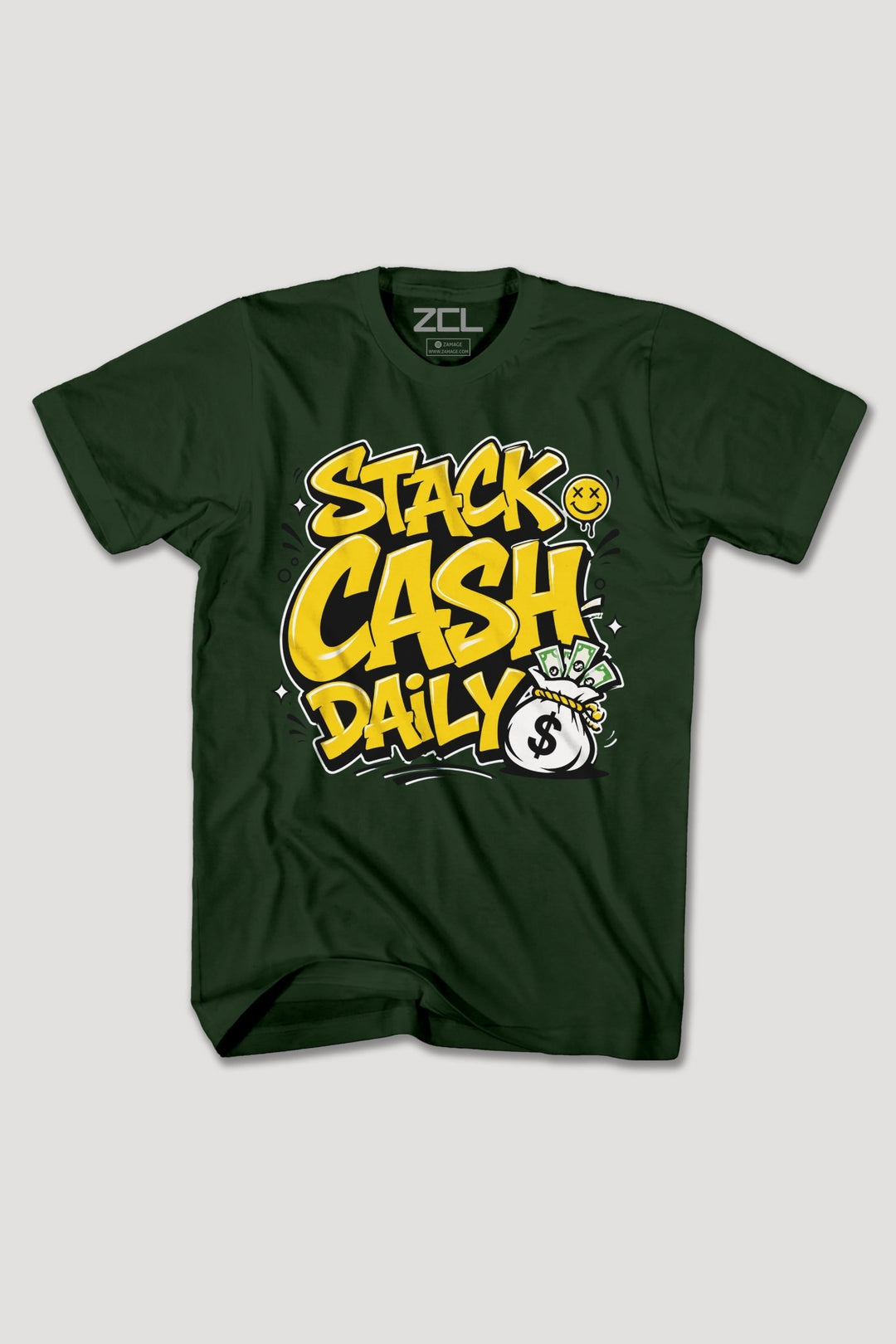 STACK CASH DAILY TEE - Zamage