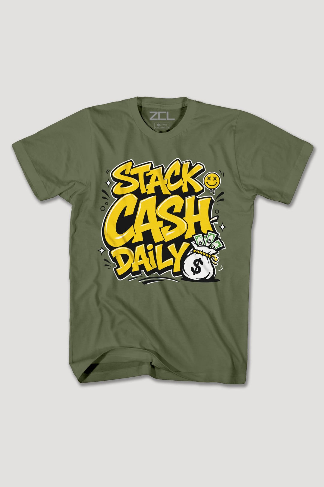 STACK CASH DAILY TEE - Zamage
