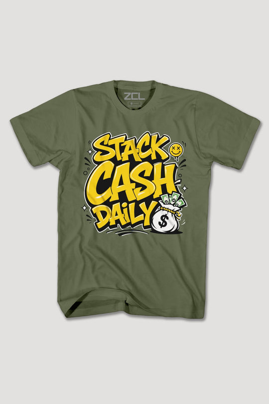 STACK CASH DAILY TEE - Zamage