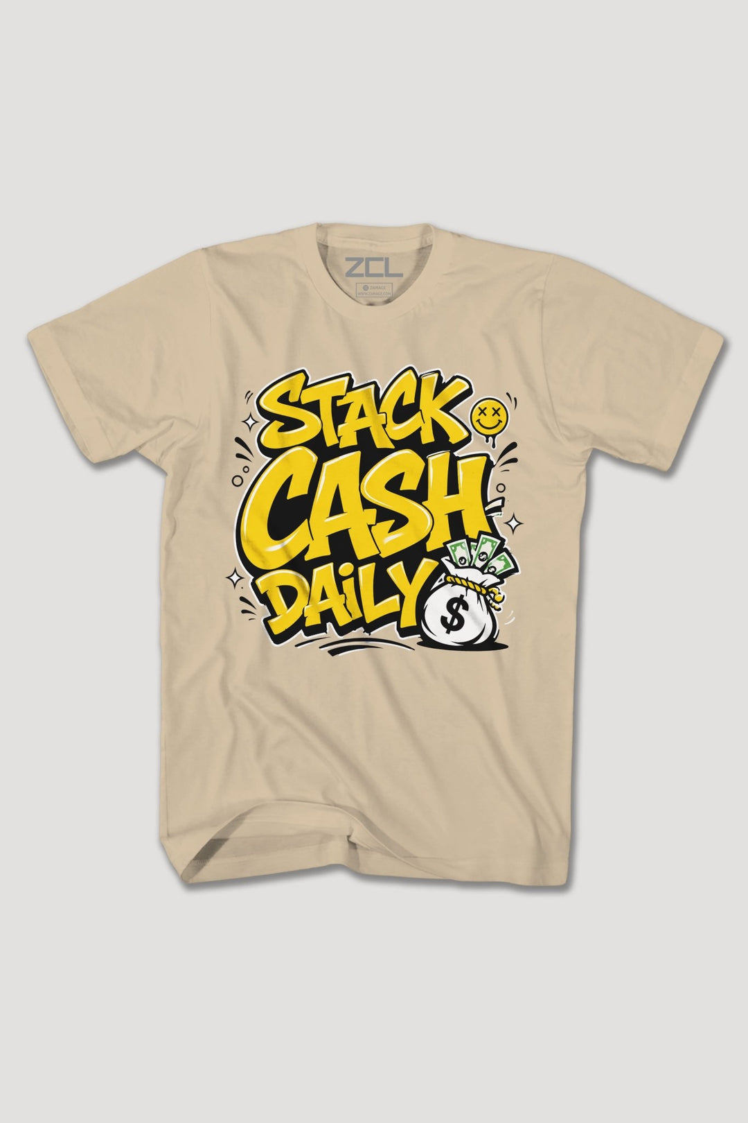 STACK CASH DAILY TEE - Zamage