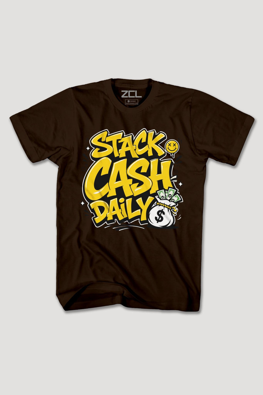 STACK CASH DAILY TEE - Zamage