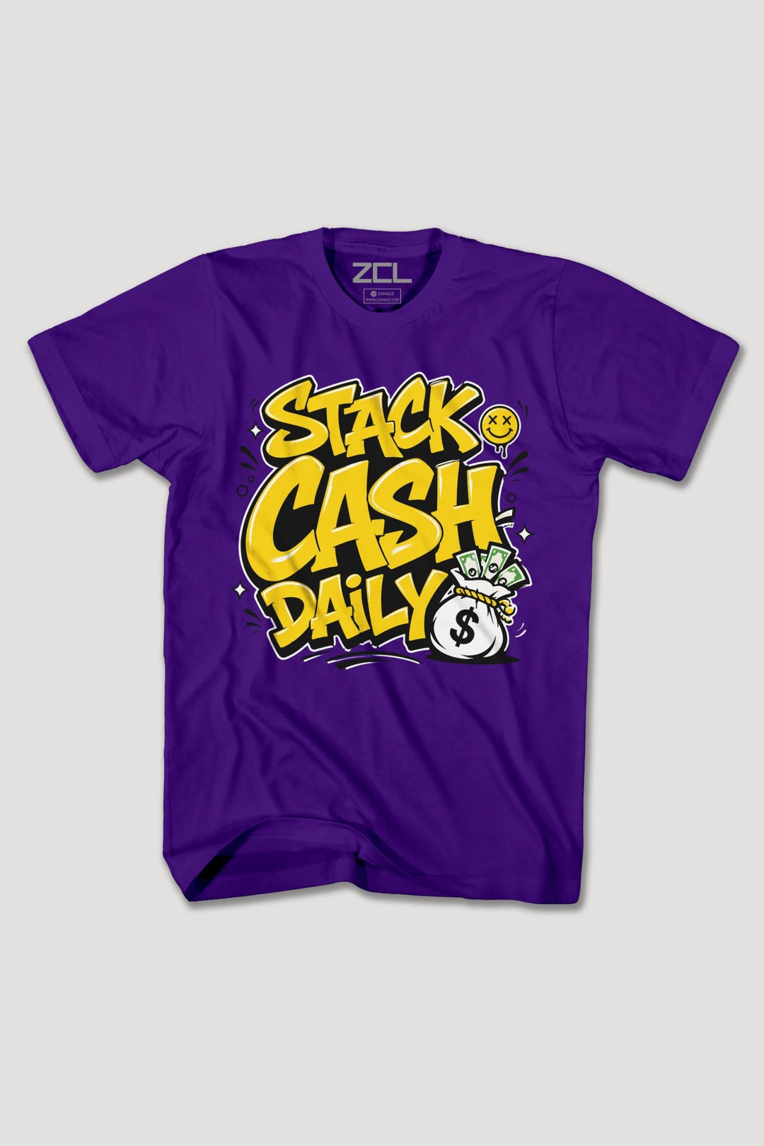 STACK CASH DAILY TEE - Zamage