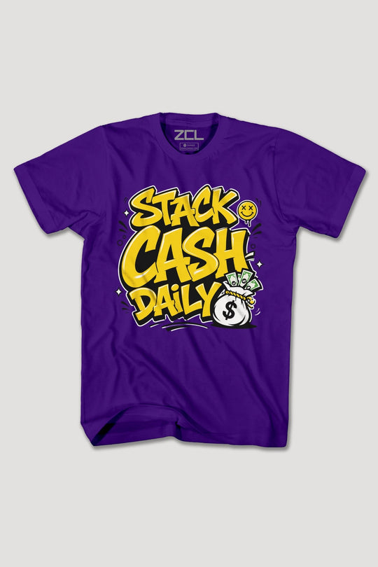 STACK CASH DAILY TEE - Zamage