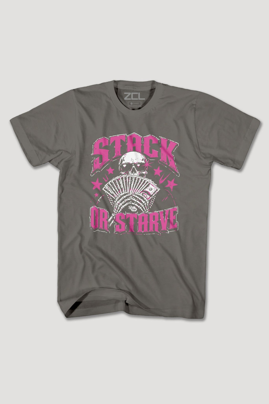 STACK OR STARVE TEE - Zamage