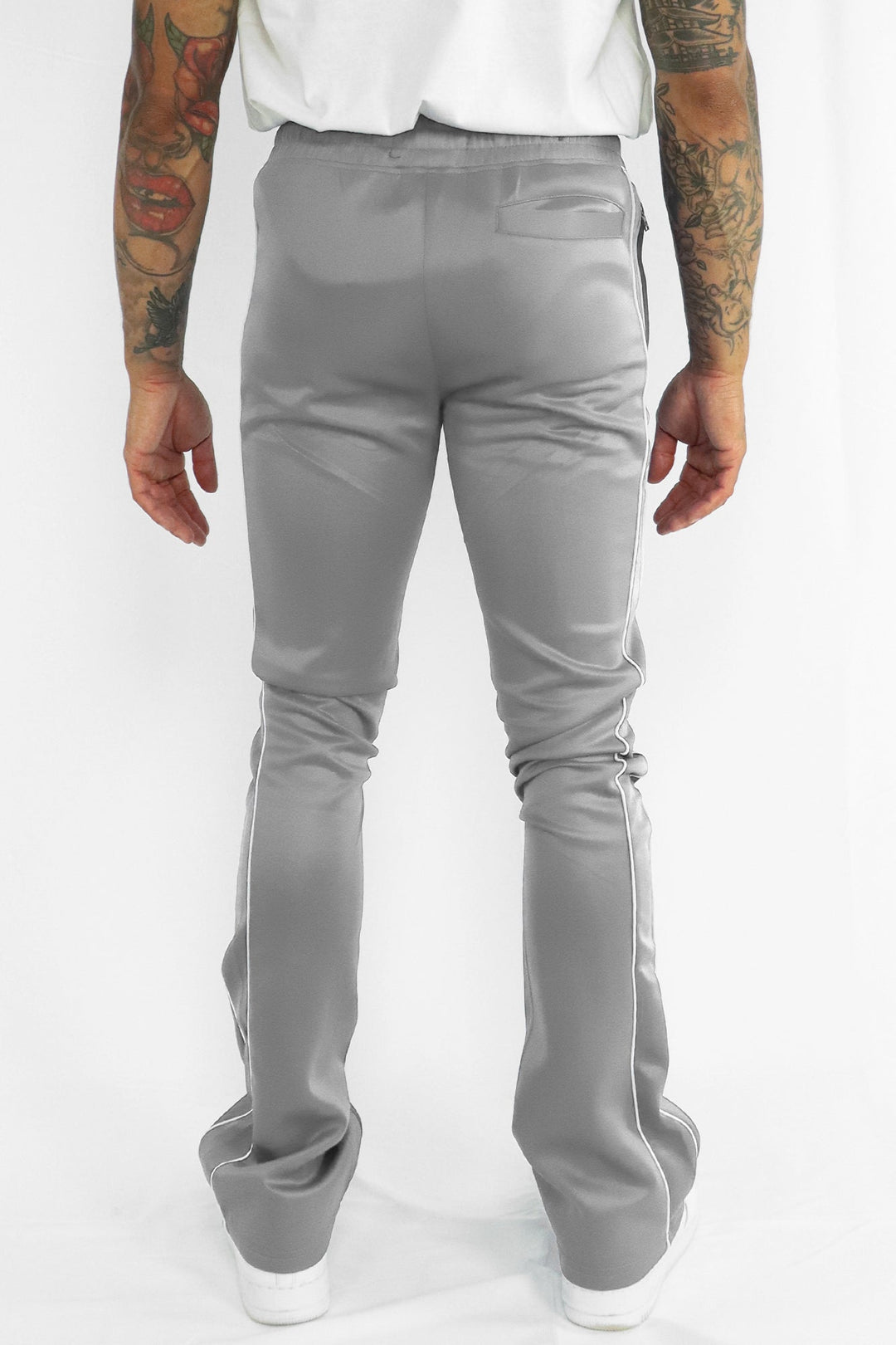 Stacked Track Pant (Grey) (100 - 470) - Zamage