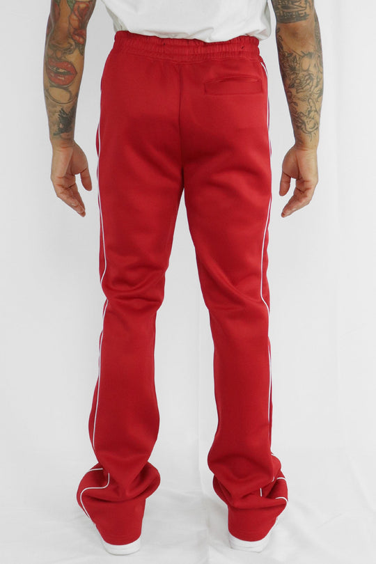 Stacked Track Pant (Red) (100 - 470) - Zamage