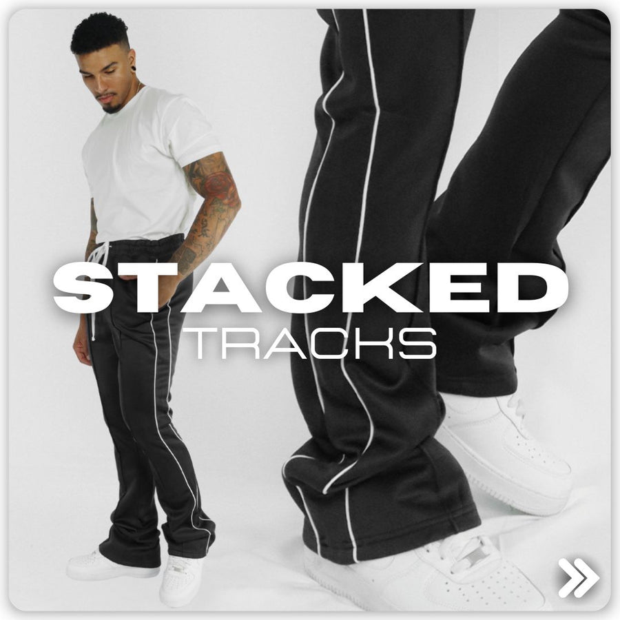Turn Heads with Zamage's Red Stacked Track Pants