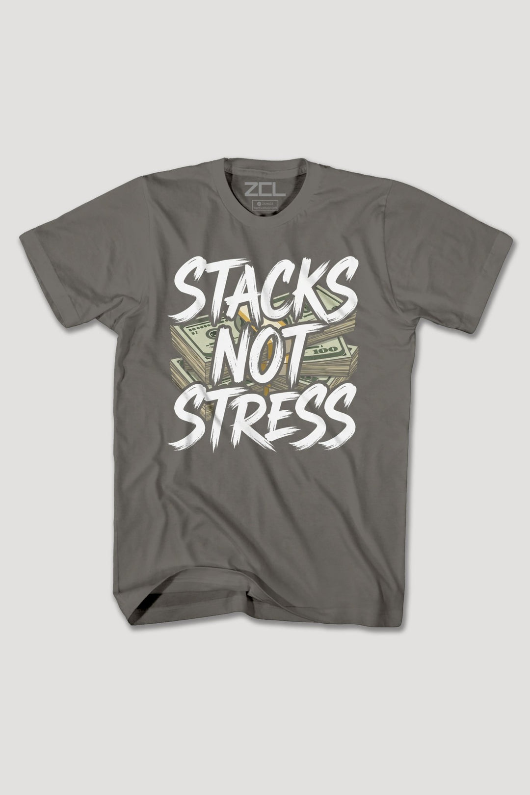 STACKS NOT STRESS TEE - Zamage