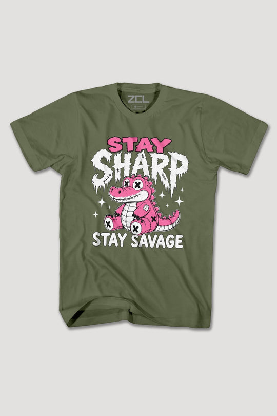 STAY SHARP TEE - Zamage