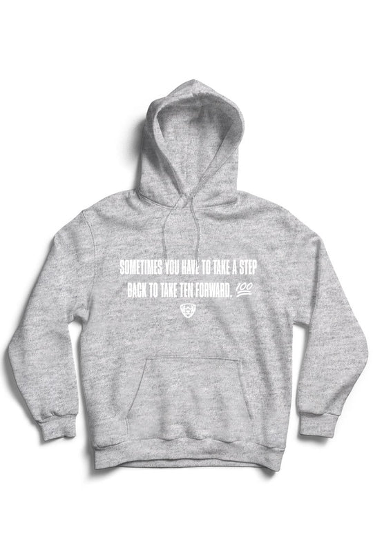 Step Back Hoodie (White Logo) - Zamage