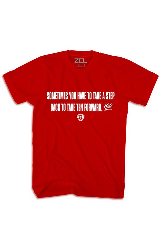 Step Back Tee (White Logo) - Zamage