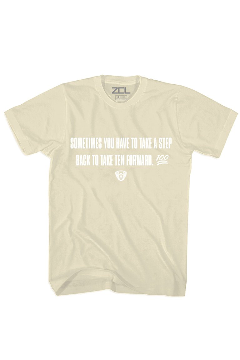Step Back Tee (White Logo) - Zamage