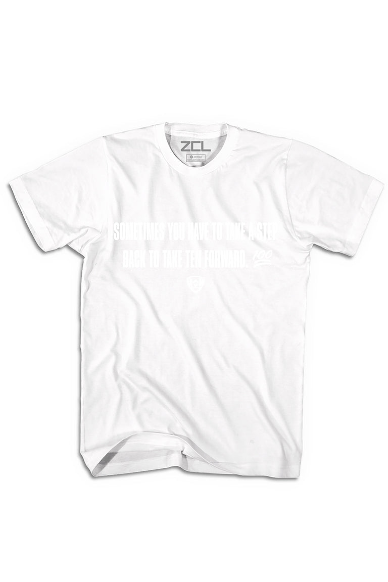 Step Back Tee (White Logo)