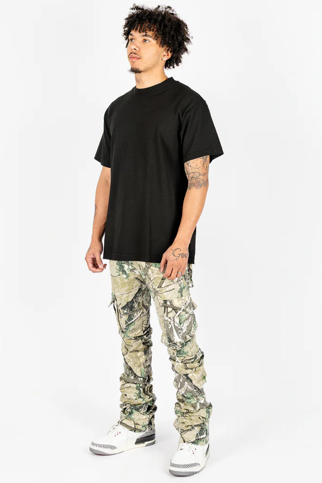 Rockstar Original Super Stacked Camo Cargo Denim (Tree Camo)