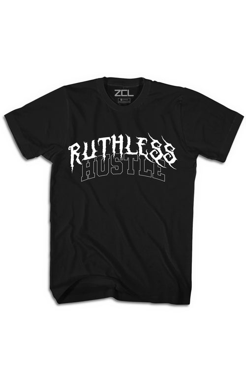 Ruthless Hustle Tee (White Logo) - Zamage