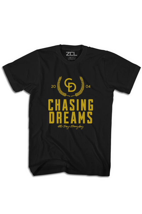 Chasing Dreams Tee (Gold Logo) - Zamage
