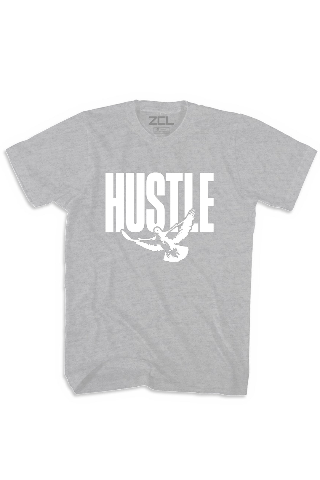 Hustle Dove Tee (White Logo) - Zamage