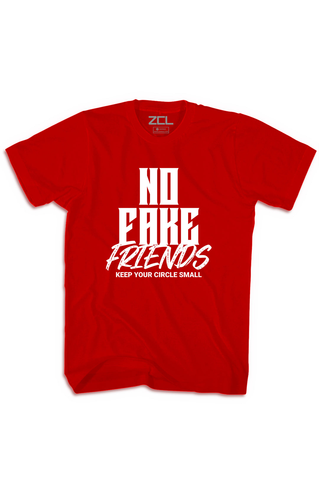 No Fake Friends Tee (White Logo) - Zamage