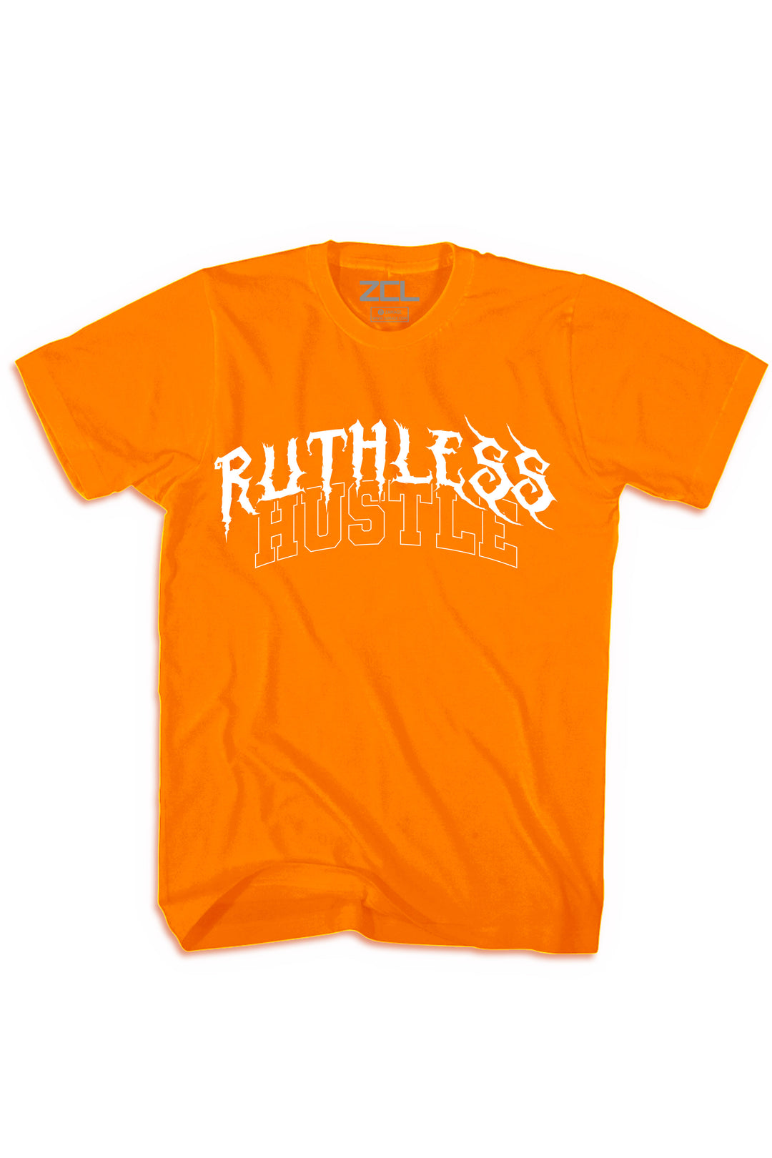 Ruthless Hustle Tee (White Logo) - Zamage