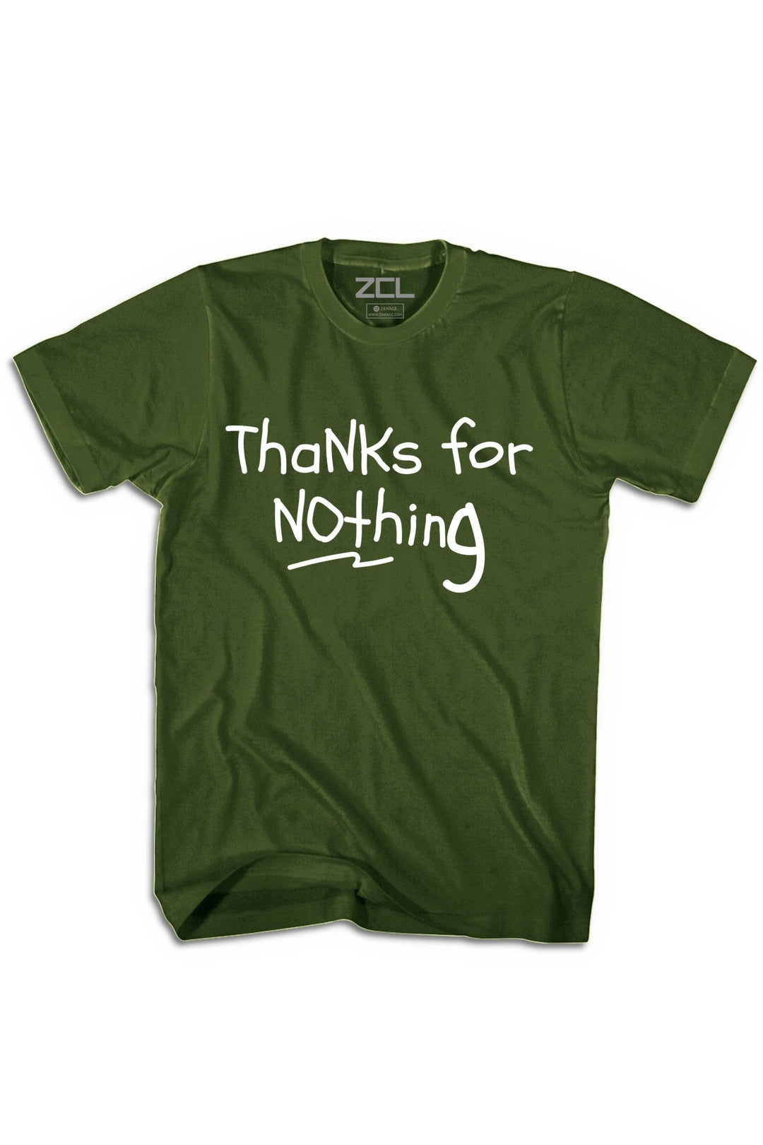 Thanks For Nothing Tee (White Logo) - Zamage