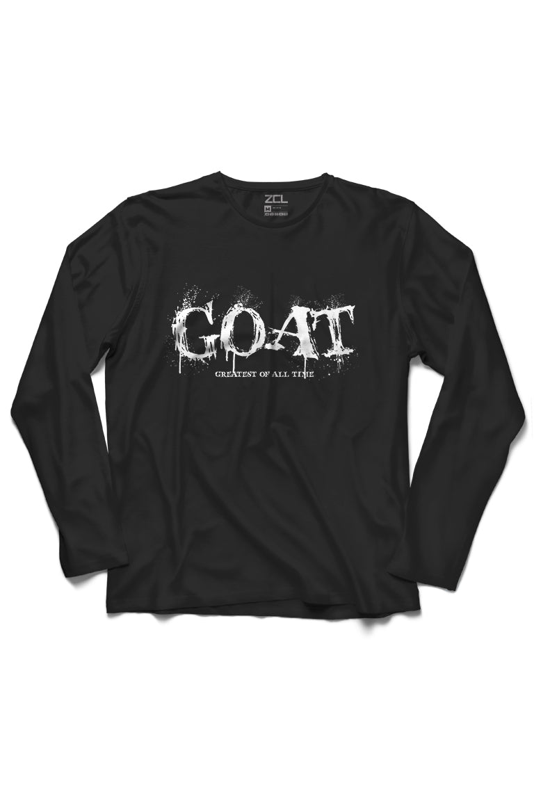 The Greatest Drip Long Sleeve Tee (White Logo) - Zamage