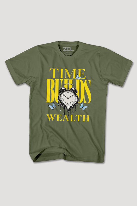 TIME BUILDS WEALTH TEE - Zamage