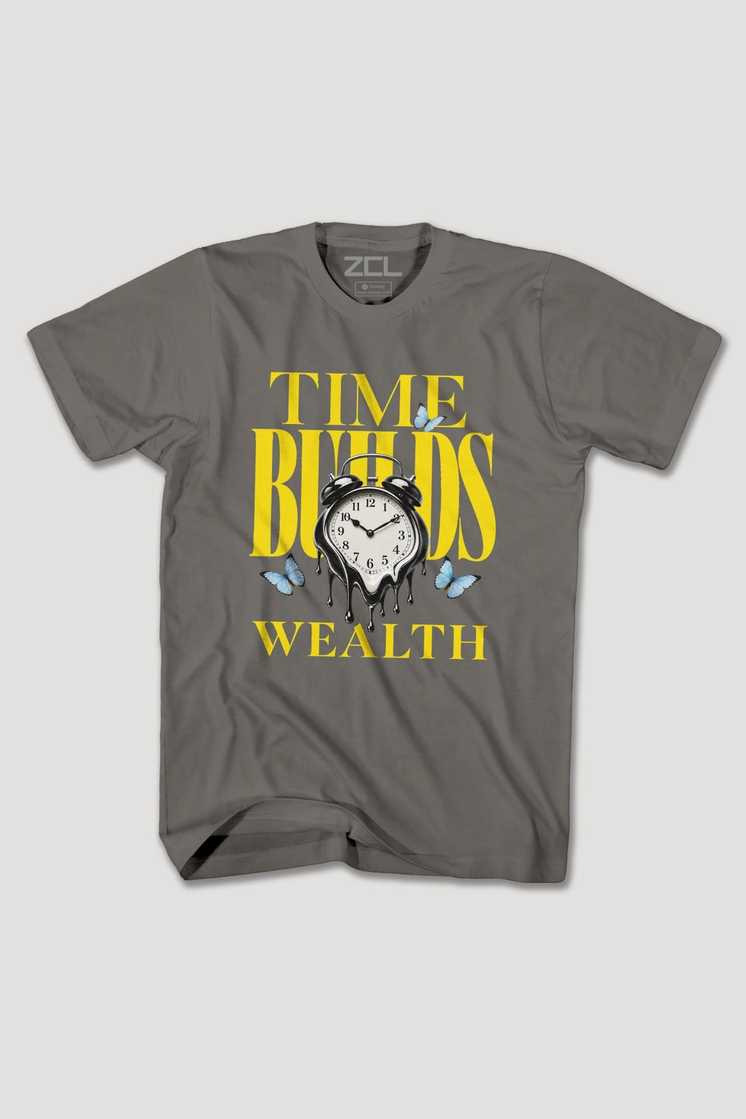 TIME BUILDS WEALTH TEE - Zamage