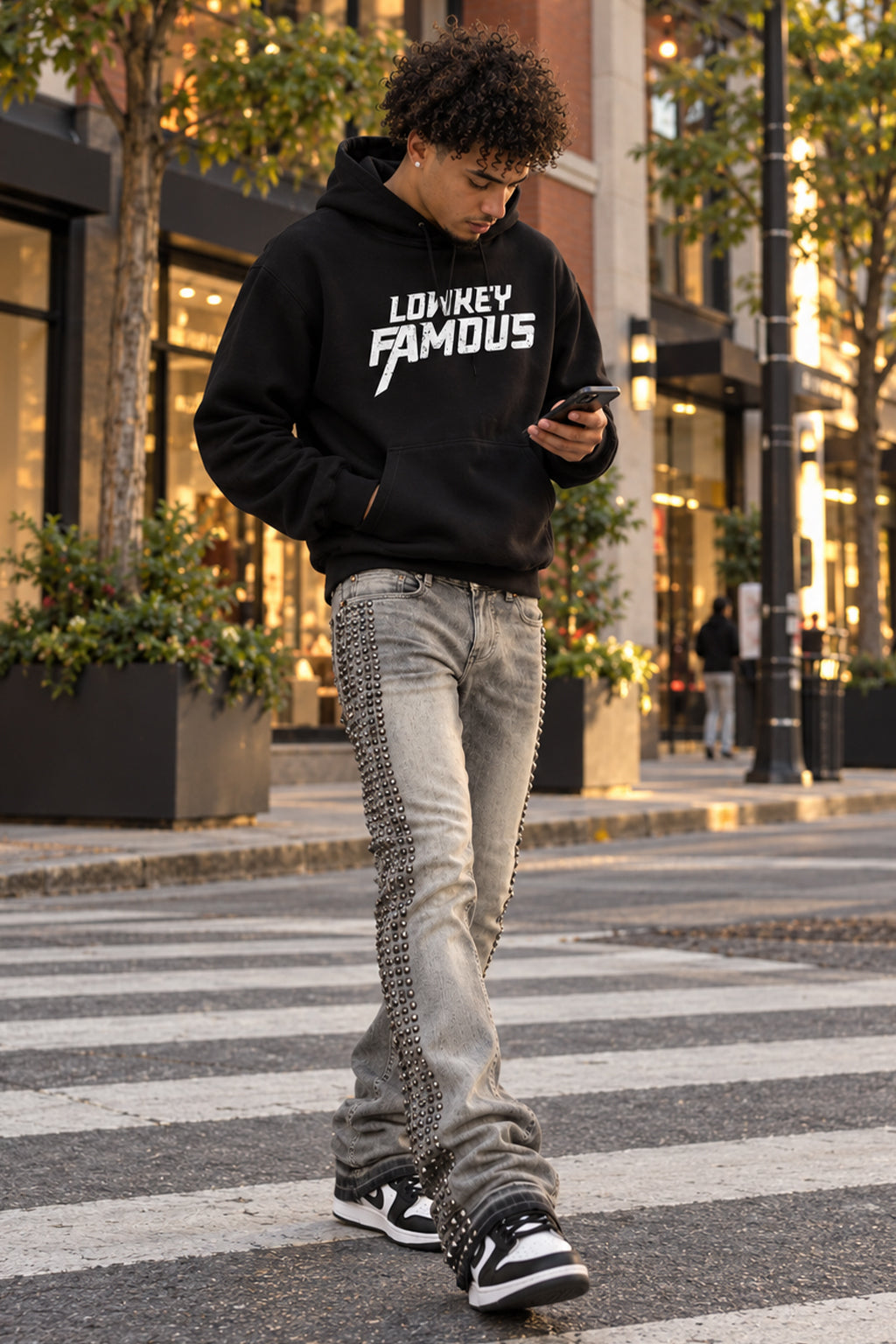Vanter Stacked Jeans (Antique Grey Wash)