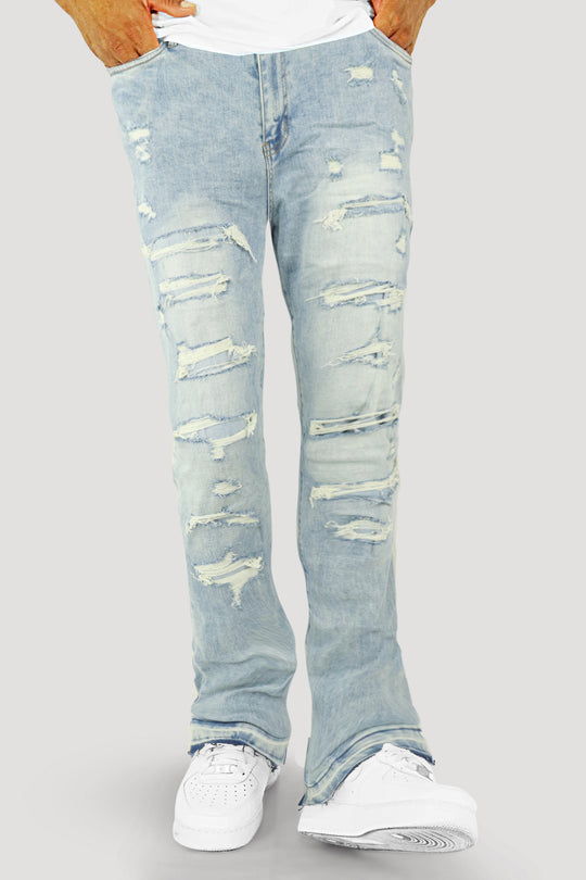 Vertigo Stacked Denim (Blue Wash) (M8280D)