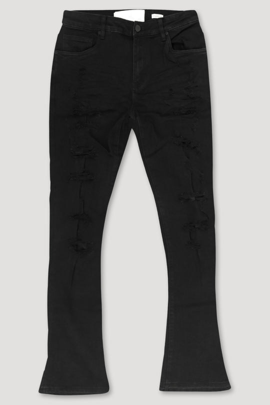 Vertigo Stacked Denim (Jet Black) (M8280D)