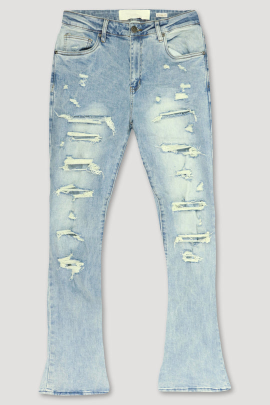 Vertigo Stacked Denim (blauwe wassing) (M8280D)