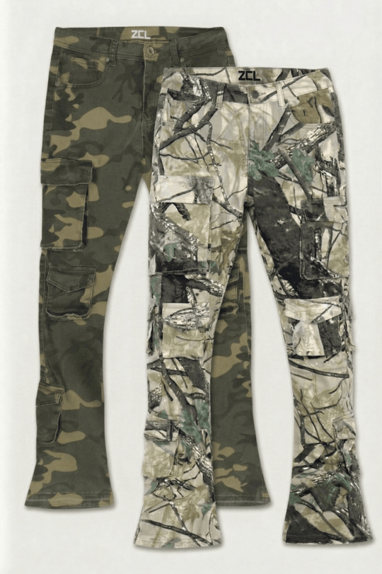 Vortex Cargo Stack Denim Bundle (Camo & Woodland) - Zamage