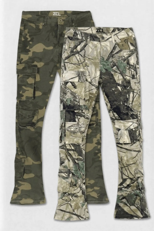 Vortex Cargo Stack Denim Bundle (Camo & Woodland) - Zamage
