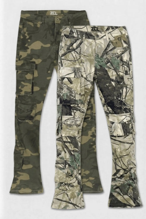 Vortex Cargo Stack Denim Bundle (Camo & Woodland) - Zamage