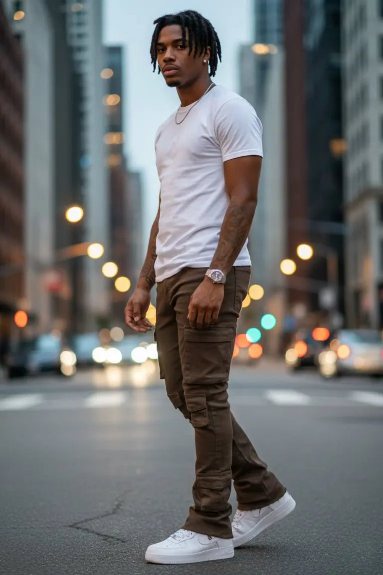 3 Clean Tees for $5 + Brown Cargo Vortex